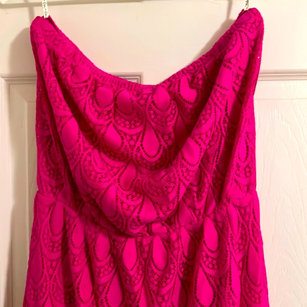 Lilly Pulitzer maxi dress large fuchsia pink